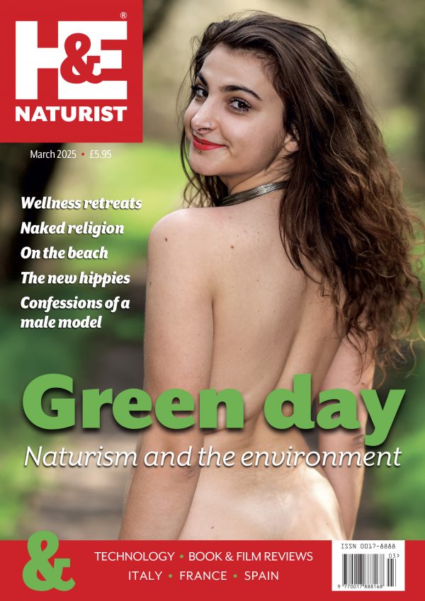 H&E naturist magazine March 2025 print edition