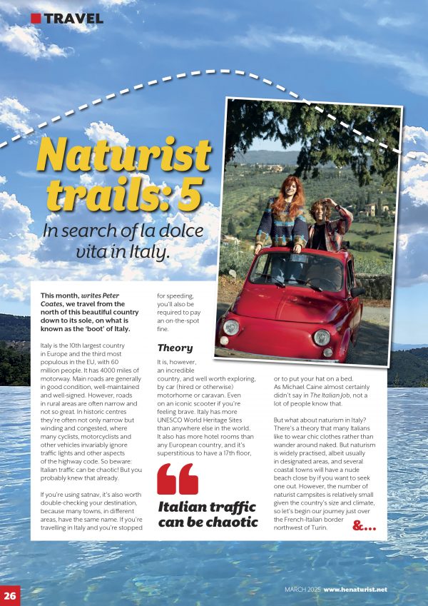 H&E naturist magazine March 2025 print edition - Image 4