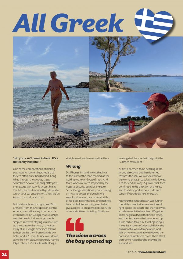 H&E naturist magazine July 2025 print edition - Image 4