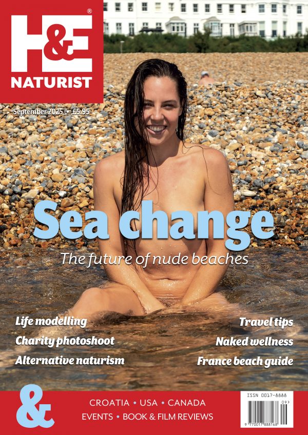 H&E naturist magazine September 2025 print edition