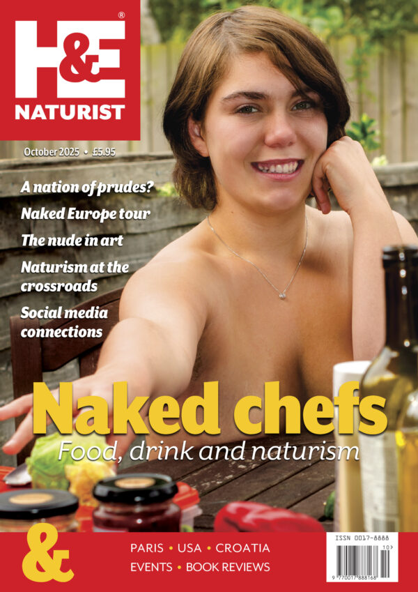 H&E naturist magazine October 2025 print edition