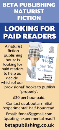 Naturist fiction publishing house looking for paid readers