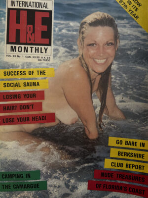 International H&E Health & Efficiency Monthly naturist magazine, vol 87 no 1 (January 1986)