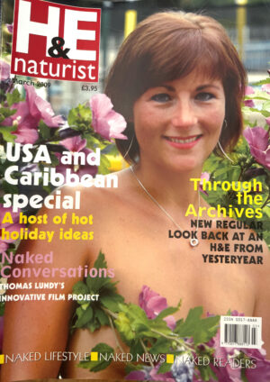 H&E (Health & Efficiency) naturist magazine, March 2009 print edition