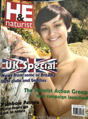 H&E (Health & Efficiency) naturist magazine, April 2010 print edition