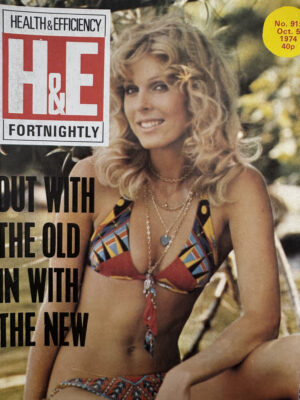 H&E (Health & Efficiency) Fortnightly naturist magazine, no 919, October 5, 1974